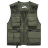 Outdoor Casual Vest Men's New Large Size Workwear Multi-pocket Quick-drying Mesh Fishing Vest