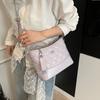 Large-capacity Bag Women's 2025 Spring and Summer New Trendy Diamond Chain Single Shoulder Crossbody Women's Bag Versatile Simple Underarm Bag