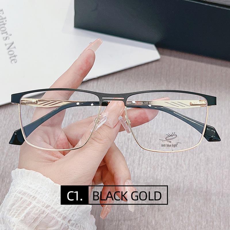 Мужские металлические очки с защитой от синего света — идеально подходят для путешествий, вождения и уличного стиля