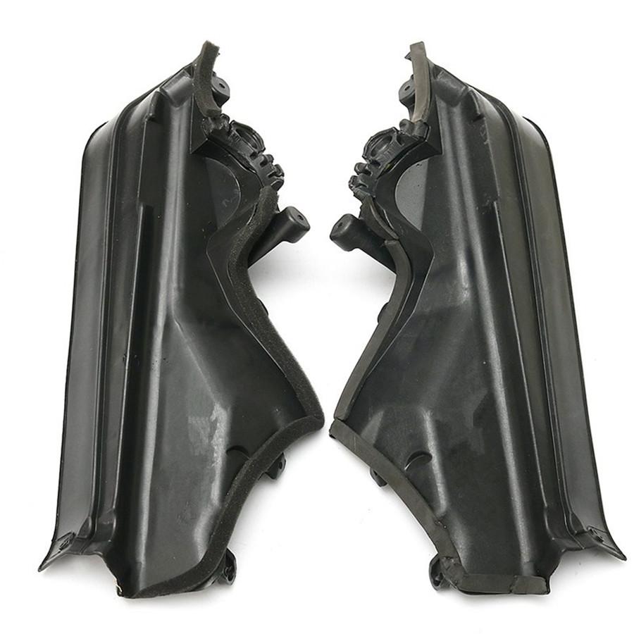 Автомобиль 3x Панель-перегородка верхнего отсека двигателя Комплект Черный пластик для BMW X5 X6 E70 51717169419, 51717169420, 51717169421