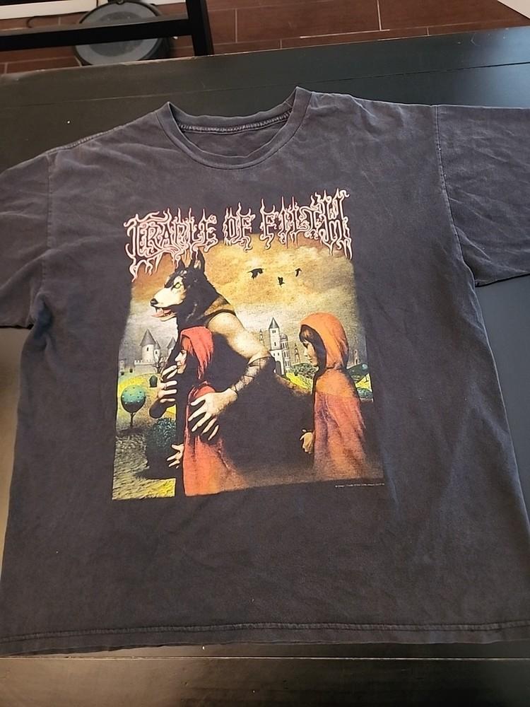 Винтажная Черная Футболка Cradle of Filth Унисекс Концертная S - 5XL Бесплатная Доставка SN432 Унисекс Футболка