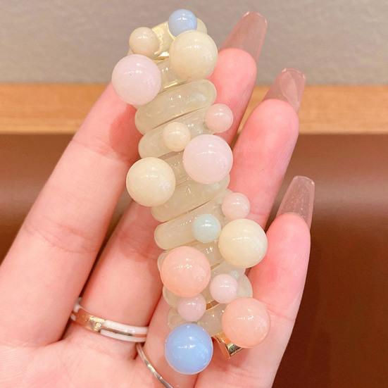 4 шт. Резинки для волос, не повреждающие волосы, эластичные резинки для волос, женские, для девочек, многоразовые, нескользящие, с пузырьками, плетеный ободок, аксессуары для волос