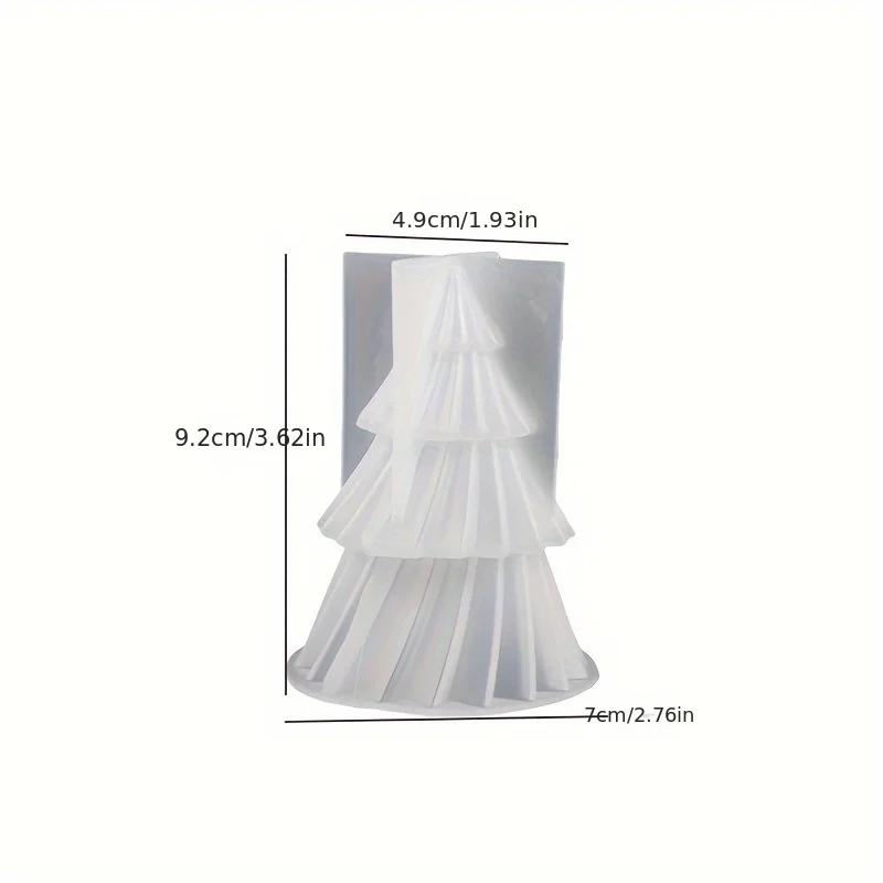 Набор свечей и форм «Рождественская елка» Сделай сам силиконовые формы для свечей, мыла, гипса, праздничные подарки с готовыми свечами