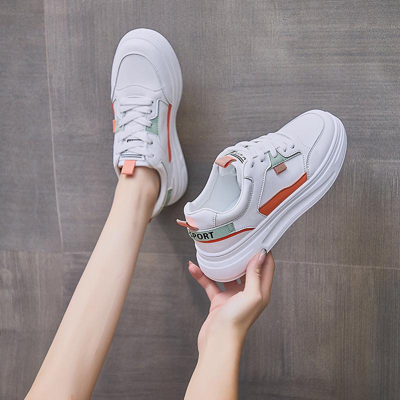Модные женские туфли на плоской подошве, маленькие белые туфли, кроссовки для женщин 2024 года, модные повседневные туфли на платформе для женщин, вулканизированные туфли Zapatillas Mujer