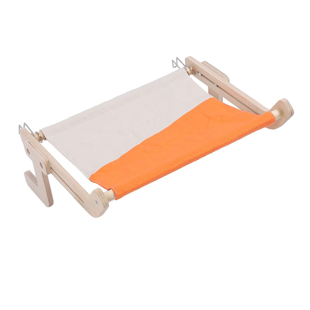 Cat Window Perch Wood Window Hanging Pet Hammock Sturdy Frame Cat Sleeping Bed Seat Shelves for