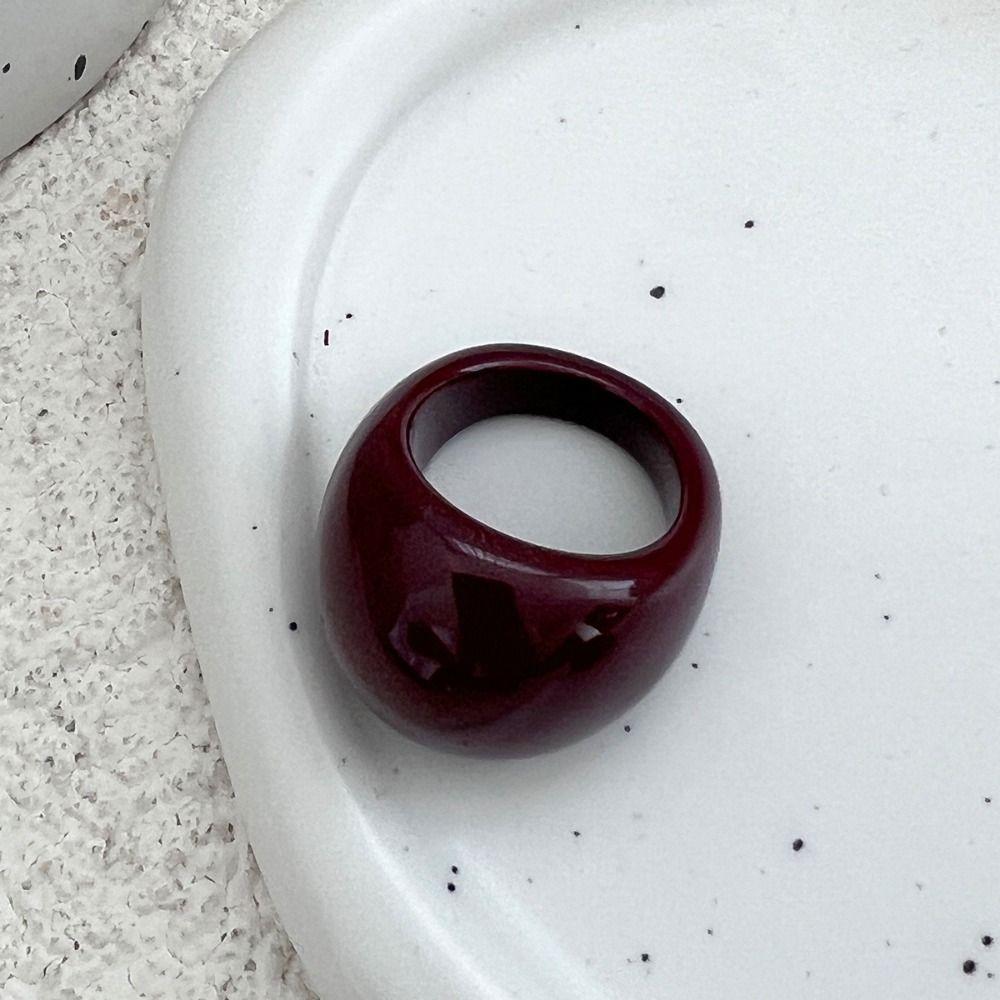 Кольца большого размера неправильной формы из смолы, геометрические кольца, кольца на фаланги, винтажные кольца из смолы, модная бижутерия