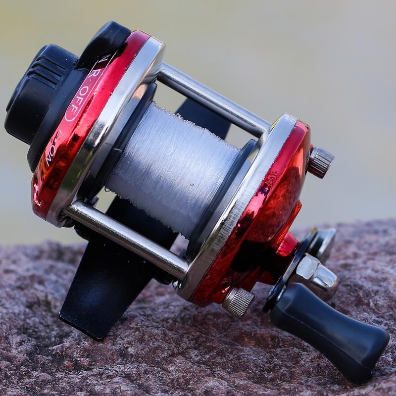Мини-барабанная катушка для зимней рыбалки с передаточным числом 3,5:1, красная правая катушка, рыболовные снасти, катушка для зимней рыбалки