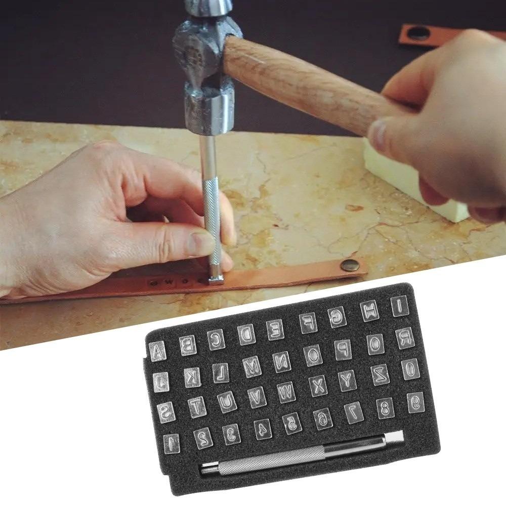 DIY Leather Stamping Tool 26 Capital Letter Stamp Punch Set Punch Set Leather Crafting Tool
