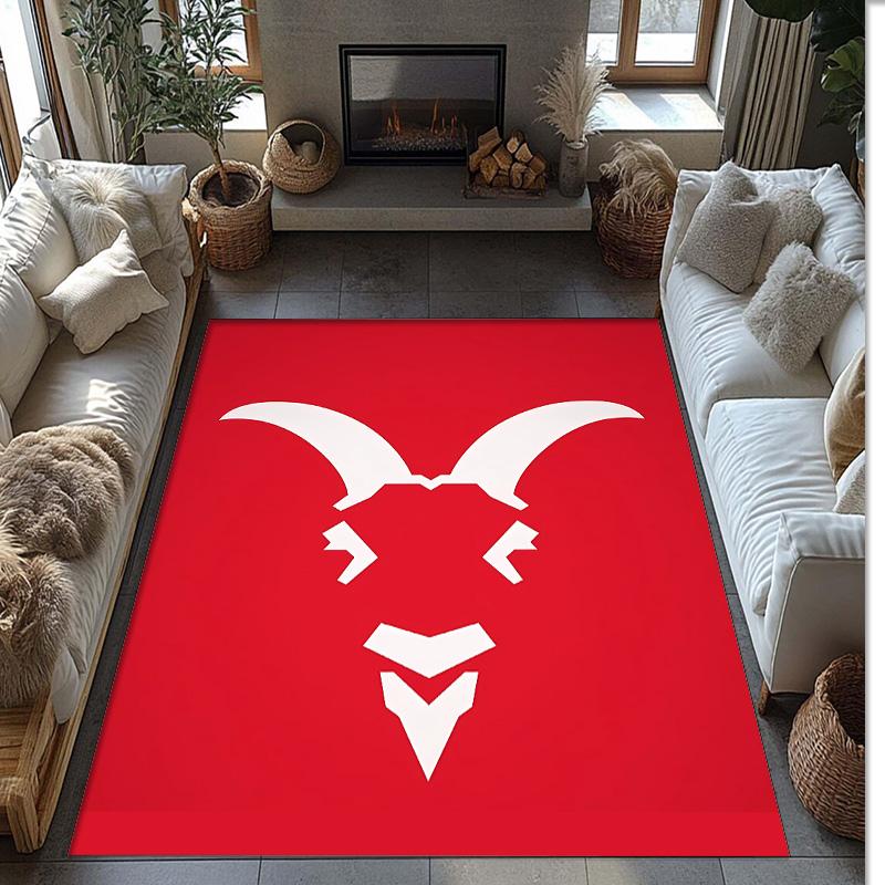 Chivas Printed Crystal Velvet Area Rug, Soft Anti-Slip Water Absorbent Floor Mat for Living Room Bedroom