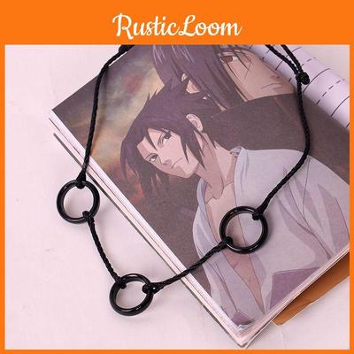 Потрясающий кулон-ожерелье Учиха Итачи Три кольца для аниме косплея