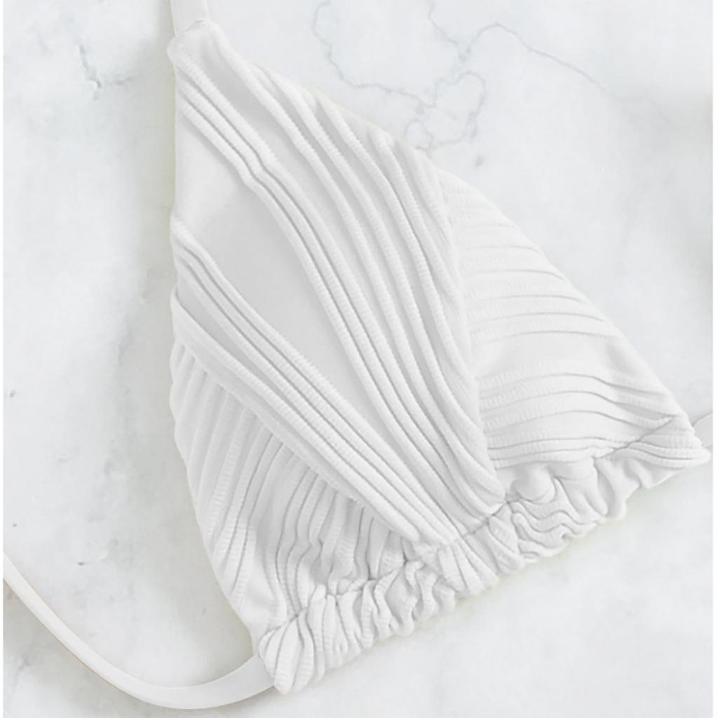 Женский весенне-летний сексуальный купальник бикини с разрезом и высокой талией (2 набора)