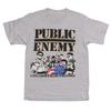 Vintage Public Enemy Band Short Sleeve Sport Grey All Size Unisex T Shirt EN255