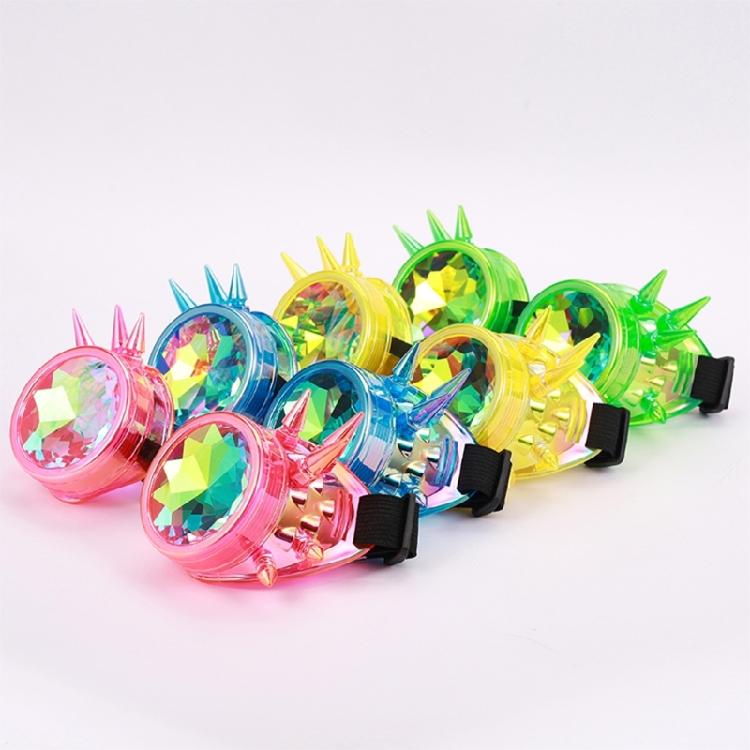 Унисекс Стимпанк Очки Калейдоскоп Рейв Очки Хэллоуин Косплей Вечеринка Костюм Психоделические Очки Подарки