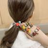 New Trendy Fruit-Colored Bead Hair Tie: Cute, High-Elastic Hair Rope for Girls