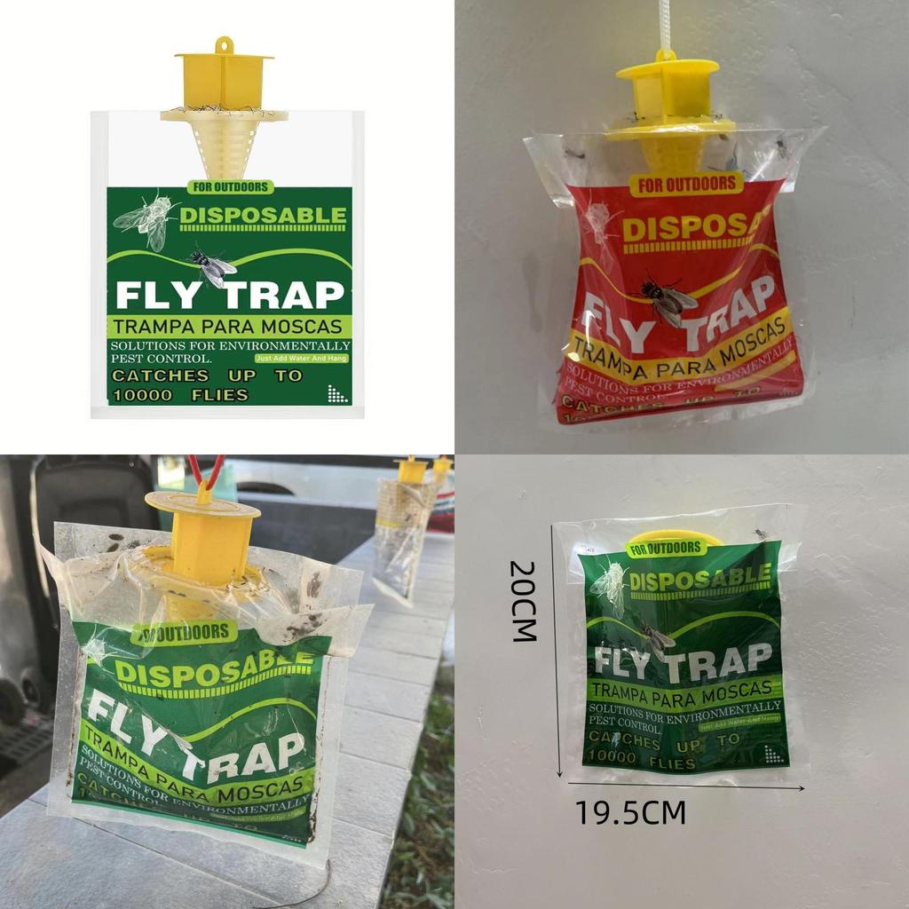 Convenient Fly Trap Hanging Fly Cage Fly Bag Fly Catcher Fly Bag Fly Trap Fly Bag Fly Insect Catcher
