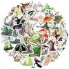 10/50Pcs Cute Forest Witch Magic World Stickers Aesthetic DIY Scrapbooking Skateboard Laptop Phone Fridge Car Decoration Sticker