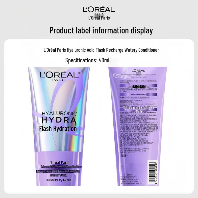 L'Oreal Paris Hyaluronic Acid Flash-Charge Hydrating & Nourishing Conditioner