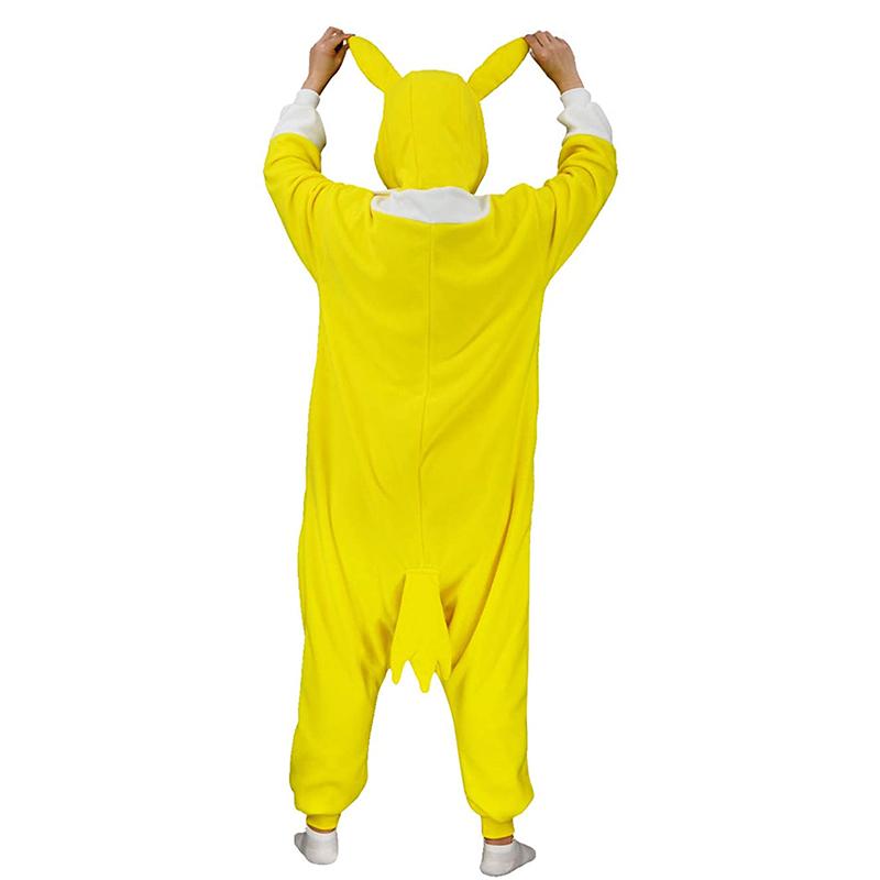 Jolteon Kigurumi цельная пижама комбинезон с героями мультфильмов Косплэй костюм для Хэллоуина одежда для всего тела