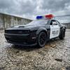 1:32 Dodge Challenger SRT Hellcat Redeye Полицейская машина Металлическая литая модель автомобиля Декор для дома и Коллекционные предметы Дисплей для хобби
