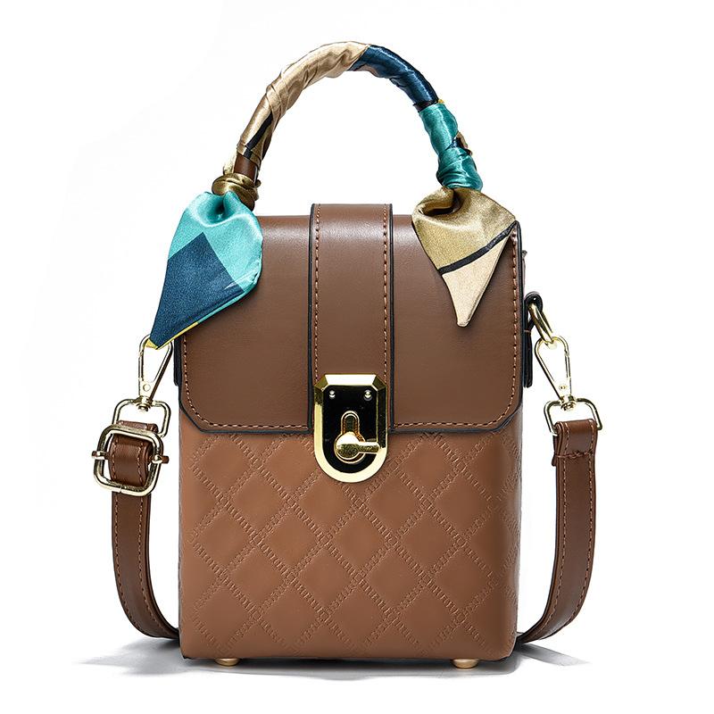 Small Crossbody Bags Cell Phone Purse for Women Faux Leather Shoulder Handbag Wallet Purse Fashion Casual Mini Top Handle Handbag for Women