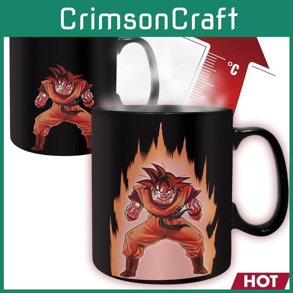 Кружка керамическая Dragon Ball Son Goku, меняющая цвет от тепла, с мультяшным принтом, подарочная чашка