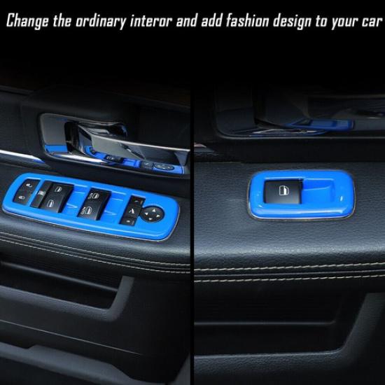 Window Lift Switch Panel Cover Trim for Dodge Charger Durango 10+ Ram 1500 10-17
