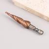 M35 Cobalt-Bearing Step Drill Stainless Steel Hole Opener Co Pagoda Drill Drill Bit High Hardness Cutting Tool Suit