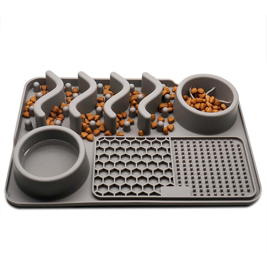 Pet Silicone Licking Mat Suction Dog Feeding Pad For Pets