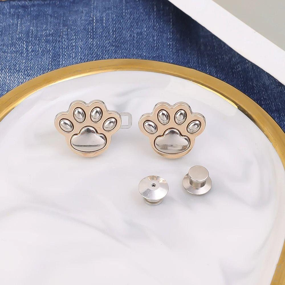 Застежки на пуговицах Cat Claw Jean Fit Tighten Buckles Jean Buttons для свободных джинсов Аксессуары для талии