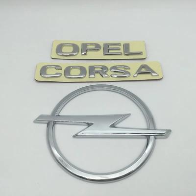 1 шт. 3D ABS CORSA Буквы на капот автомобиля Решетка переднего капота Значок на задний багажник Наклейка Стайлинг аксессуары