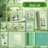 Back-to-School Panda Stationery Gift Box with Canvas Bag for Primary Students