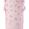 Sanrio Water Direct Cup Stainless Steel My Melody with Shoulder Character SANRIO Children's Bottle, 380ml, Drinking, One-Touch Included, 2-Way Bottle,