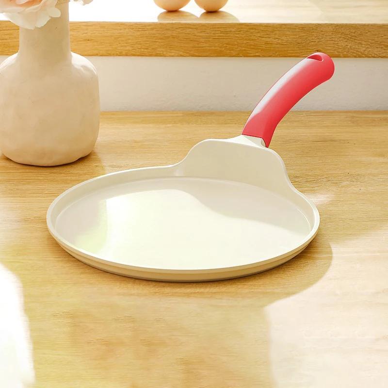 Сковорода для блинов с керамическим покрытием, антипригарная сковорода для жарки, сковорода для стейков, противень для пиццы, индукционная плита, бытовая посуда, кухонная утварь