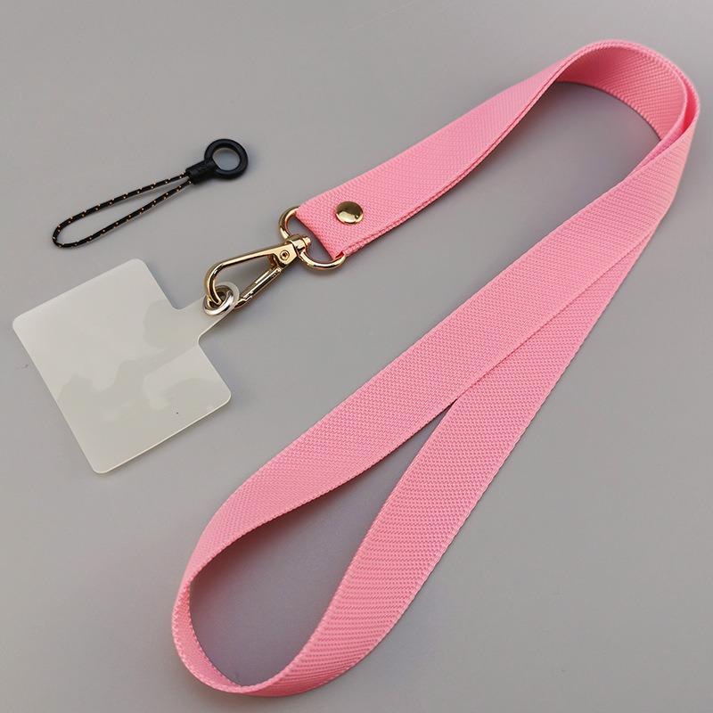 Long Solid Color Durable Mobile Phone Straps Lanyard Broadband Chain Sling Pendant Neck Rope Simplicity Anti-Lost Rope Pendant