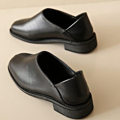 Весенняя женская обувь Модные лоферы Повседневная женская обувь Толстые туфли на плоской подошве 2024 Новая женская обувь Одиночные туфли