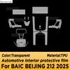 For BAIC BEIJING 212 2025 Panel Navigation Automotive Interior Screen TPU Protective Film Cover Anti-Scratch Sticker