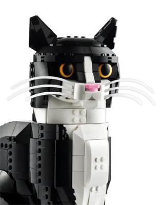 Усы вставляемый аксессуар для LEGO 21349 Ideas Кот-смокинг - Совместим с моделью 21349 (Только усы, набор строительных блоков не входит в комплект)