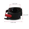 X AUTOHAUX Car Cup Holder Adjustable Card Link Stand Phone Holder Air Vent Mount Universal Red 2 in 1