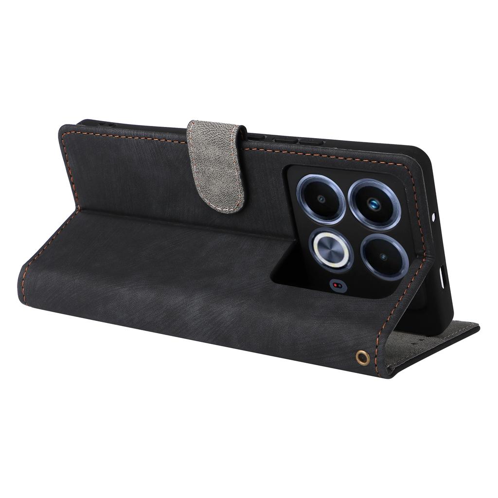 For Infinix Note 40 X6853 Case RFID Blocking Wallet PU Leather Stand Phone Cover