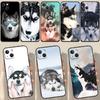 Чехол с изображением милого щенка аляскинского хаски для iPhone 13 12 14 15 Pro Max Mini 7 8 Plus SE 2020 X XS MAX XR 11 14 15 Pro Max