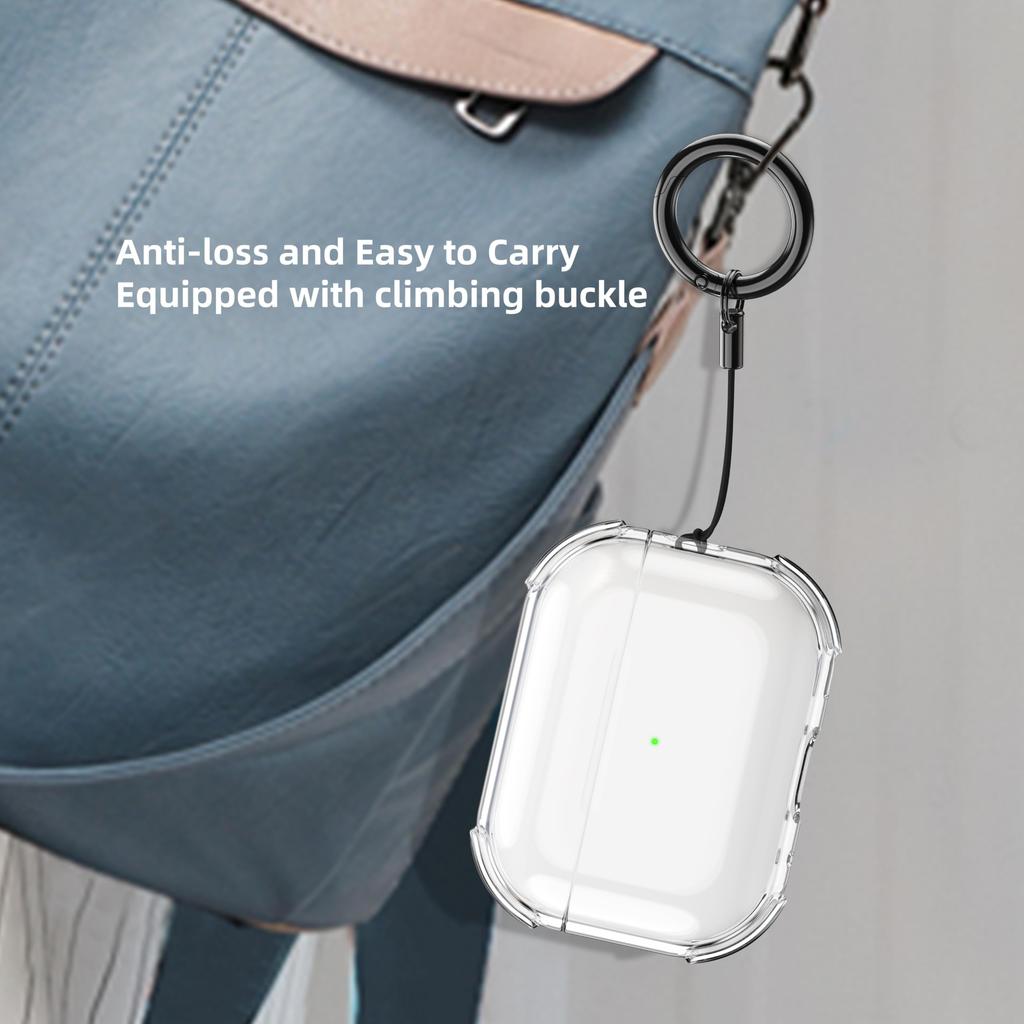 Чехол для AirPods Pro 3 2025 Прозрачный TPU Чехол для наушников Аксессуары для AirPods Pro 3 Защитный чехол для Air Pods Pro 3