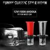 12V Vintage OO-GA Oogah Classical Horn for Ford Model Antique Old Style School T-Ford Chrome 110dB Universal Car Motorbike Horn