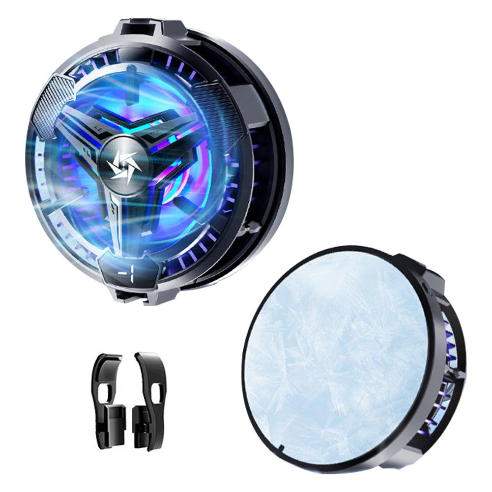 SL10 Mobile Phone Semiconductor Magnetic Radiator with Rgb Light for Pubg Game Cooling Fan Smartphone Cooler for Iphone Android