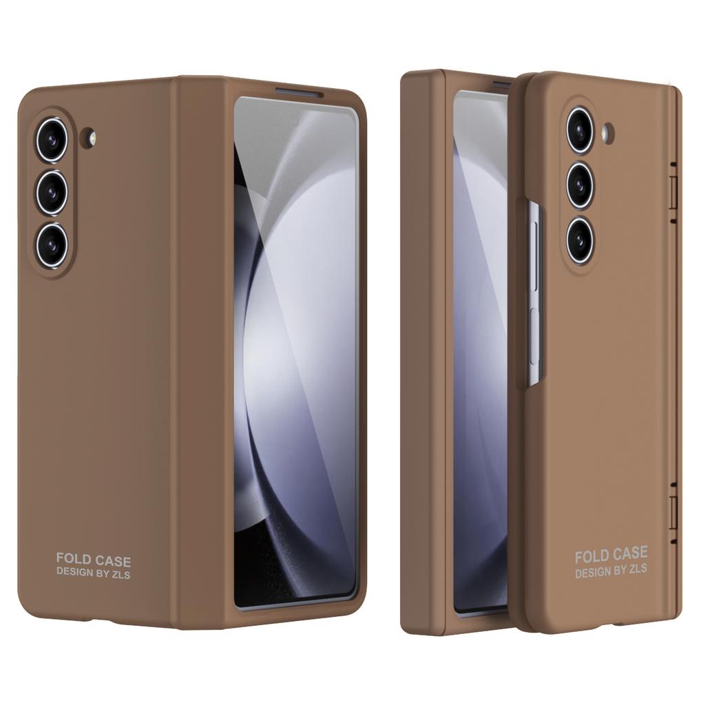 Для оригинального чехла с шарниром для Samsung Galaxy Z Fold 7 6 5 Жидкий силикон Броня Ударопрочный 360° Полный защитный чехол для экрана Fold7