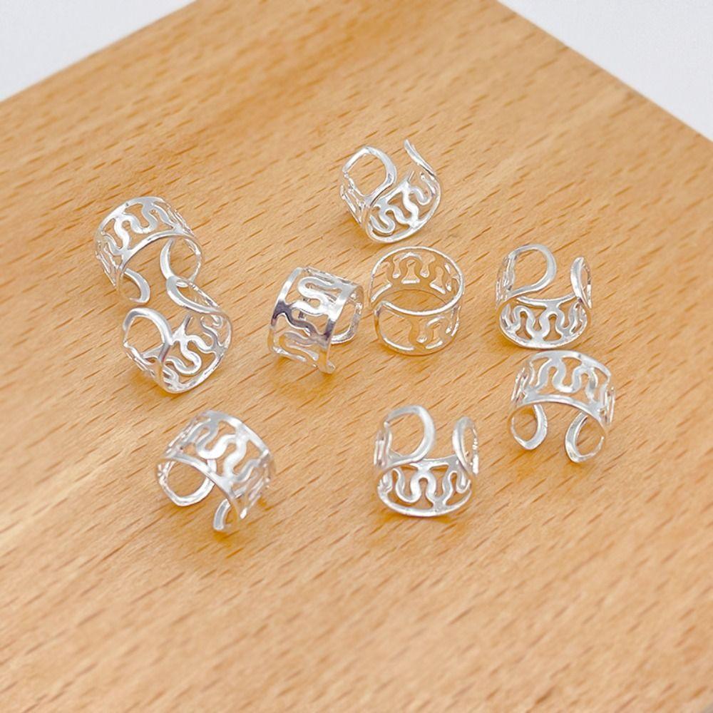 50 шт., грязная коса, заколка для волос, полые пряжки для волос, плетение волос, металлические манжеты, украшение