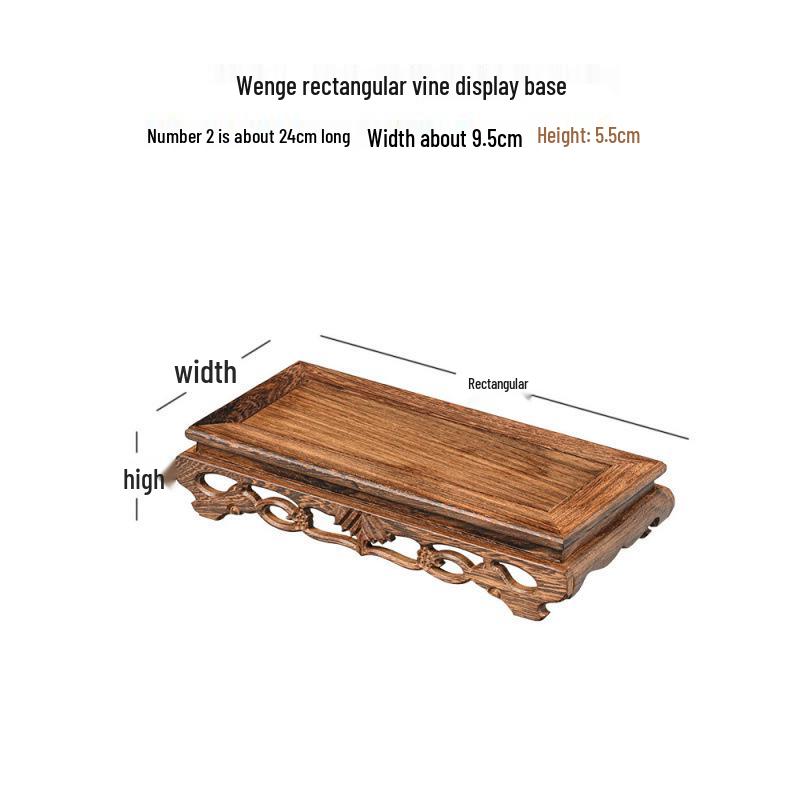 Венге и палисандр основа из массива дерева для поделок: Ваза, Кашпо из камня, Бонсай, Статуэтка Будды, Подставка для чайника