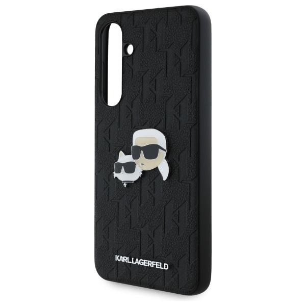 Karl Lagerfeld Klhcs24Fepgklkcpk Sam S24 Fe S721 Czarny/Black Hardcase Monogram Karl&Chaoupette Head Pin