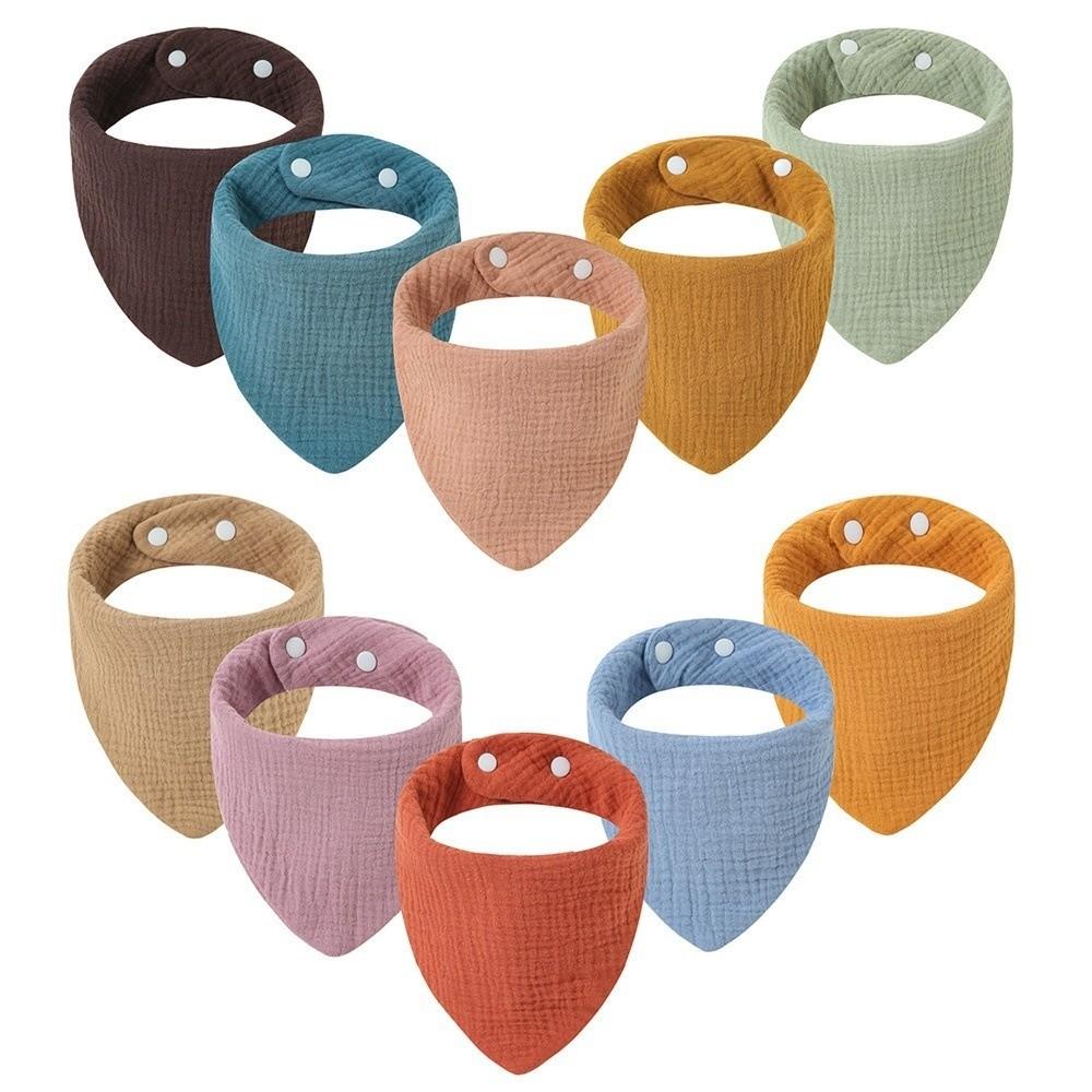 Soft Baby Burp Cloth Triangle Shape Drool Bandana Bib Newborn Feeding Saliva Towel  Infant Care