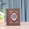 Compact Photo Album Album, Laminated Sleeve Page Refillable Mini Picture Holder, Vintage Ethnic Style Memory Book for Travel Postcards & Photos,