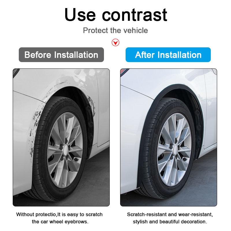 SEAMETAL автомобильное крыло, защита колесной арки, расширитель крыла, защита от царапин, резиновая полоса, универсальная грязезащита
